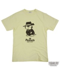  PEANUTS/ピーナッツ PEANUTS オラフ 黒服 スーツ 半袖 Tシャツ 当店 限定 デザイン スヌーピー SNOOPY ピーナッツ カジュアル アメカジ プリント S/505417493