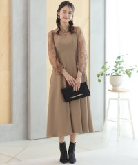 PourVous/プールヴー PourVous ミモレ丈&袖ありフォーマルチャイナ風セレモニー結婚式パーティードレス ワンピース 20代 30代 40代/505424281