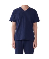 EPOCA UOMO/エポカ ウォモ EPOCA UOMO Tシャツ 半袖 インナーシャツ ホームウェア ルームウェア メンズ ジャガード V NECK SHIRT グレー ネイビー/505425559