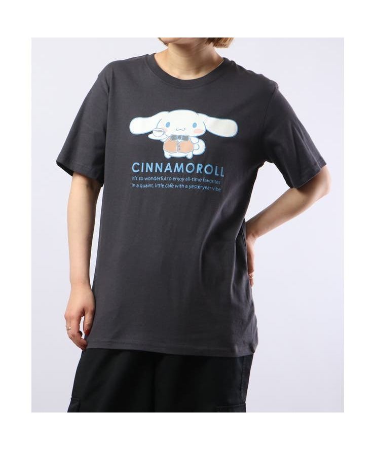 【新品】 ロンリー論理 サンリオ シナモロール Tシャツ 2枚 サンリオ Sanrio シナモロール サンリオ Tシャツ 半袖 プリント