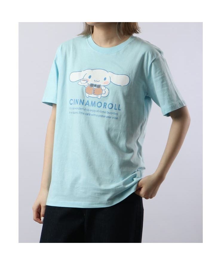 【新品】 ロンリー論理 サンリオ シナモロール Tシャツ 2枚 サンリオ Sanrio シナモロール サンリオ Tシャツ 半袖 プリント
