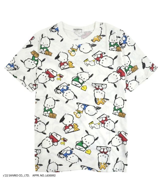 サンリオ Sanrio ポチャッコ 総柄 サンリオ Tシャツ 半袖 メンズ サンリオ Sanrio ポチャッコ 総柄 サンリオ Tシャツ 半袖 メンズ