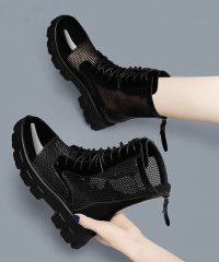 miniministore/厚底 メッシュブーツサンダル レディース/505427476