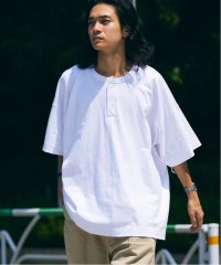 JOURNAL STANDARD/Healthknit × JOURNAL STANDARD / 別注 ヘンリーネックTシャツ/505428548