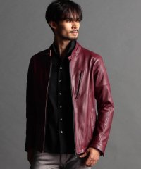 NICOLE CLUB FOR MEN/ラムレザーシングルライダース/505399551