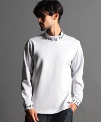 NICOLE CLUB FOR MEN/【NICOLE SPORTS】モックネックロゴダンボールプルオーバ/505416080