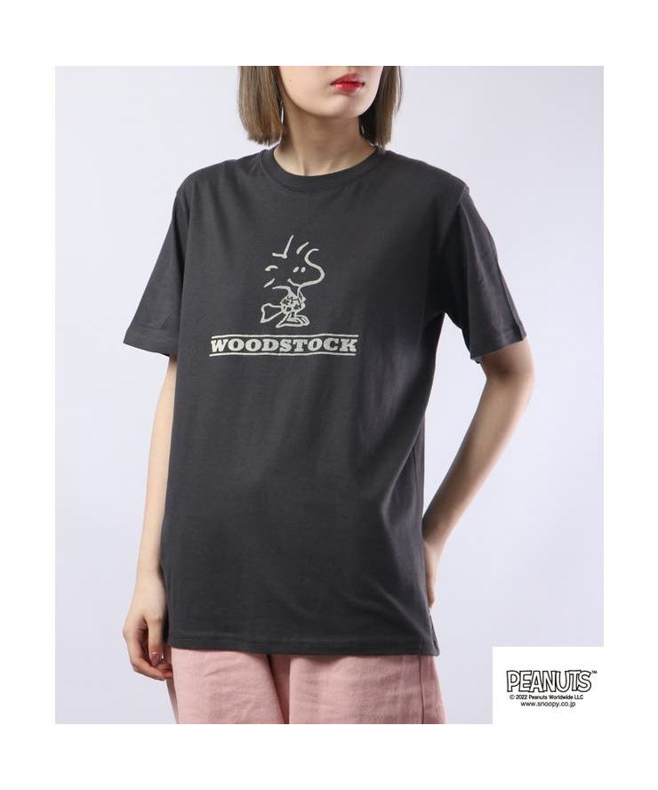peanuts　チャーリーブラウンTシャツ COACH X PEANUTS】チャーリー・ブラウン シグネチャー スクエア