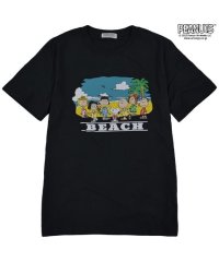  PEANUTS/ピーナッツ PEANUTS スヌーピー Tシャツ トップス アロハ プリント 半袖 ロゴ サマー 夏 SNOOPY PEANUTS/505417263