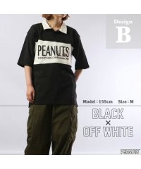  PEANUTS/ピーナッツ PEANUTS スヌーピー ポロシャツ シャツ 半袖 ロゴ 刺繍 プリント SNOOPY PEANUTS 天竺/505417271