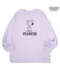  PEANUTS/スヌーピー バルーン 袖 ビッグシルエット プリント Tシャツ/505417285