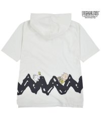  PEANUTS/ピーナッツ PEANUTS スヌーピー チャーリーブラウン ドロップショルダー Tパーカー 半袖 プリント SNOOPY PEANUTS/505417335