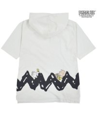  PEANUTS/スヌーピー チャーリーブラウン ドロップショルダー Tパーカー 半袖 プリント SNOOPY PEANUTS/505417335