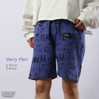  PEANUTS/ピーナッツ PEANUTS スヌーピー ハーフ パンツ 裏毛 スウェット ボトムス SNOOPY PEANUTS/505417368