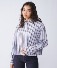 TOMMY HILFIGER/クロップドオーバーサイズシャツ/505425451