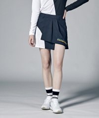 Munsingwear/【ENVOY】はっ水ラスタカラーロゴラップスカート(38cm丈)/505428107