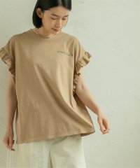 coen/ピグメント袖フリルツアーTシャツ/505428851