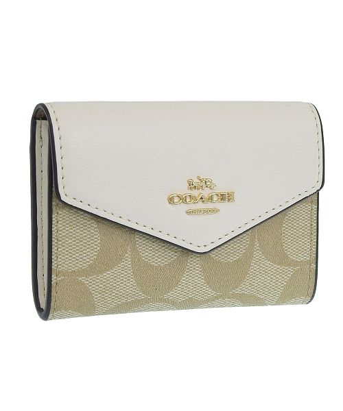 COACH コーチ FLAP フラップ シグネチャー カード ケース 名刺入れ