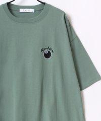 LAZAR/【Lazar】Lazar 別注 オーバーサイズ ワンポイント刺繍 半袖Tシャツ エイトボール 8ボール Tシャツ メンズ レディース ユニセックス/505323643