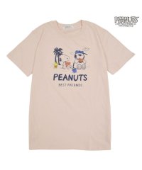  PEANUTS/ピーナッツ PEANUTS トート バッグ スヌーピー Tシャツ セット プレゼント ギフト レディース メンズ 春 夏 チャーリーブラウン プール 川 レジャ/505417146