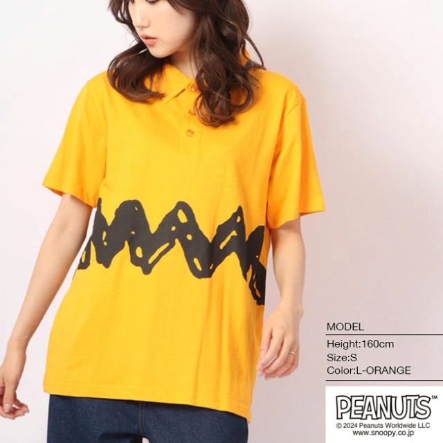 NEW ERA ニューエラ ゴルフ 半袖 ミッドネック Tシャツ PEANUTS
