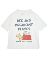  PEANUTS/スヌーピー ドルマン Tシャツ スタンド カラー  メンズ レディース スウェット 夏 ドルマン 半袖 S M L 女性用 カジュアル タウン/505417161