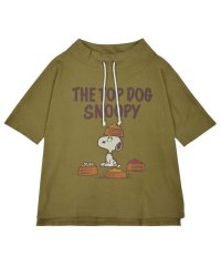  PEANUTS/ピーナッツ PEANUTS スヌーピー Tシャツ ドルマン PEANUTS スウェット ドルマン レディース スタンド カラー 夏 ピーナッツ 女性用 カジュア/505417162