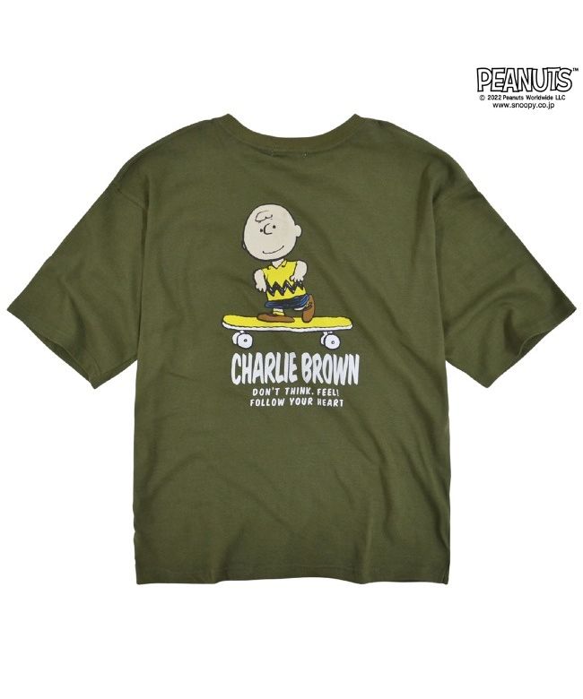 ピーナッツ PEANUTS スヌーピー Tシャツ ドロップショルダー