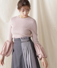 JILL by JILL STUART/イソザイコンビベルスリーブニットトップス/505428648