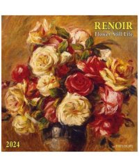 cinemacollection/TUSHITA 2024 Calendar 壁掛けカレンダー2024年 Renoir － Flowers still Life アート 名画 インテリア 令和6/505430307