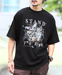 LUXSTYLE/ボタニカルプリント半袖Tシャツ/Tシャツ メンズ レディース 半袖 ビッグシルエット ロゴ プリント ボタニカル/505430342