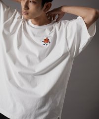 JUNRed/大阪文化コラボ / フラワー妖怪刺繍半袖Tシャツ/505430600