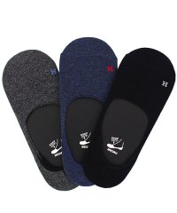 TopIsm/Healthknit ヘルスニット 靴下 3足セット ソックス メンズ 抗菌防臭 Ag加工 無地 ボーダー スラブ インステップソックス フットカバー ショート/505430887