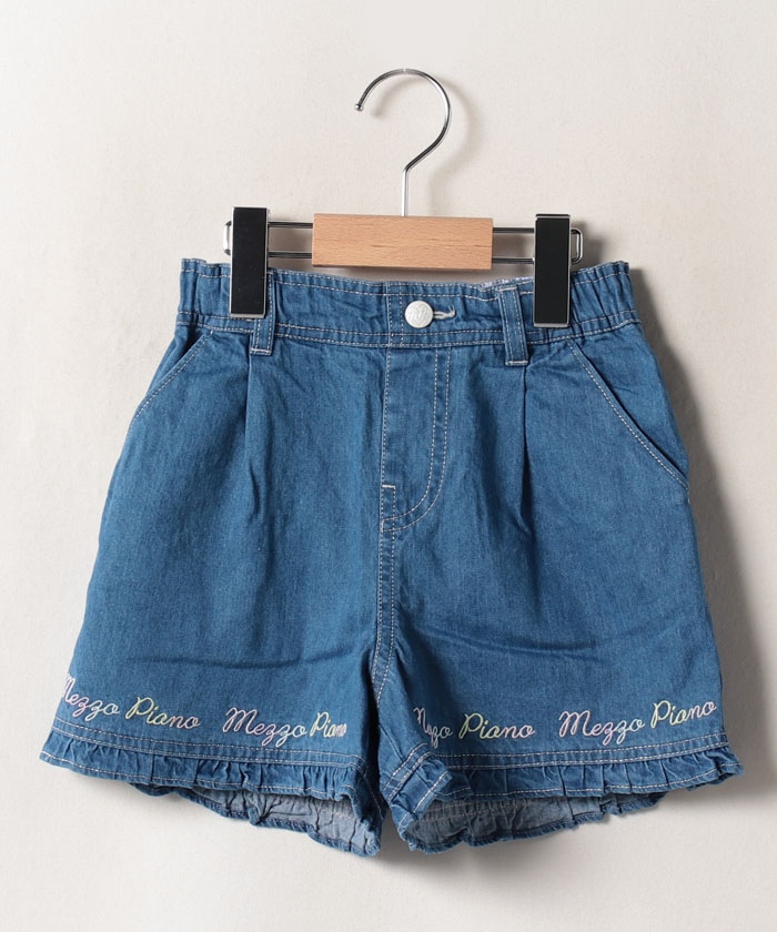 メゾピアノ　新品　140  シェル　Tシャツ　グラデーション ショートパンツ 楽天市場】メゾピアノ(mezzo piano)グラデーションプリント