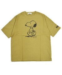  PEANUTS/ピーナッツ PEANUTS スヌーピー ドロップショルダー プリント PEANUTS M L LL/505417175