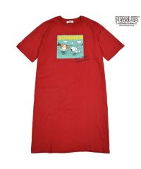  PEANUTS/スヌーピー ワンピース Tシャツ  レディース ルームウェア リゾート 夏/505417179