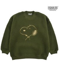  PEANUTS/ピーナッツ PEANUTS スヌーピー トレーナー BIG ボア 刺繍 長袖 PEANUTS SNOOPY/505417318