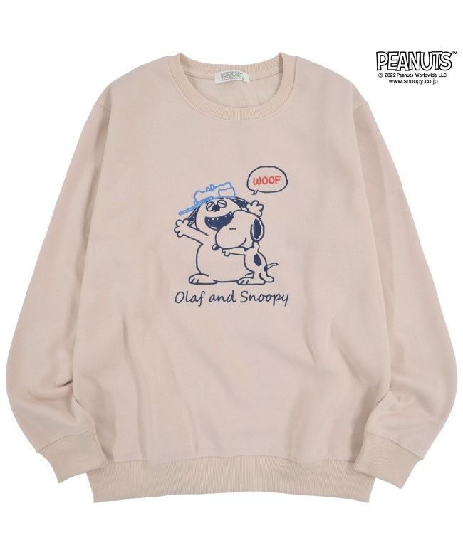 クーポン】ピーナッツ PEANUTS スヌーピー トレーナー オラフ