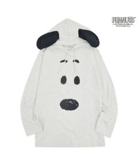  PEANUTS/ピーナッツ PEANUTS スヌーピー プリント 天竺 パーカー 秋 冬 フード付き PEANUTS S M L/505417462