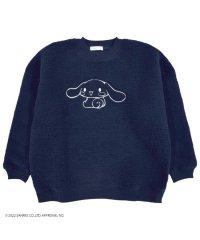 Sanrio characters/シナモロール 刺繍 サンリオ BIG シルエット トレーナー ボア 長袖 sanrio/505426285