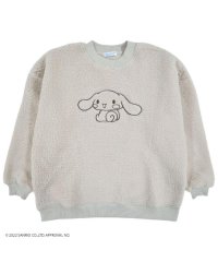 Sanrio characters/シナモロール 刺繍 サンリオ BIG シルエット トレーナー ボア 長袖 sanrio/505426285