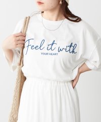 NICE CLAUP OUTLET/【人気シリーズ】厚盛り刺繍ロゴBIGTシャツ/505427730