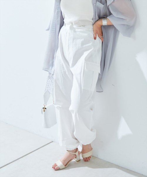 セール】【natural couture】ミリタリーパラシュートパンツ(505431813) オリーブデオリーブ(OLIVE des OLIVE)  d fashion