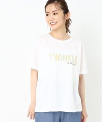 CORDIER/刺繍&ビーズロゴデザインTシャツ/505432169