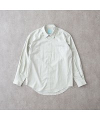 BRICK＆SONS/リラックスダブルポケットシャツ＜グリーンオレンジストライプ＞/505432281