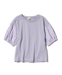 SHOO・LA・RUE(Kids) /【110－140cm】袖アソート布帛ドッキングプルオーバー/505433044