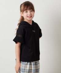 a.v.v(KID'S)/[100－130]袖シアーフーディTシャツ/505373571