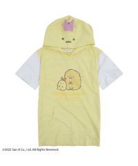 SUMIKKOGURASHI/キャラバスケット CharaBasket すみっコぐらし Tパーカー エビフライ エビフライのしっぽ とんかつ なりきりパーカー サンエックス子供/505413293