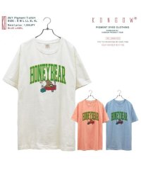 sonotanocharacter/アメカジ キャンプ 半袖 Tシャツ クマ カジュアル 夏 S M L LL 3L 4L オーバーサイズ アウトドア 6.7 オンス/505415823