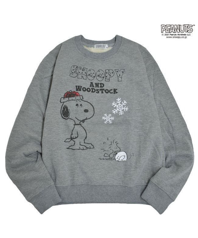 ピーナッツ　スヌーピー スウェット FREAK'S STORE/PEANUTS/ピーナッツ 別注 ビッグシルエット