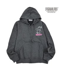  PEANUTS/ピーナッツ PEANUTS スヌーピー 子供 パーカー KIDS パーカー スヌーピー 杢 裏起毛 ZIP 子供服 150 160 ジュニア サイズ 男の子 女/505417476